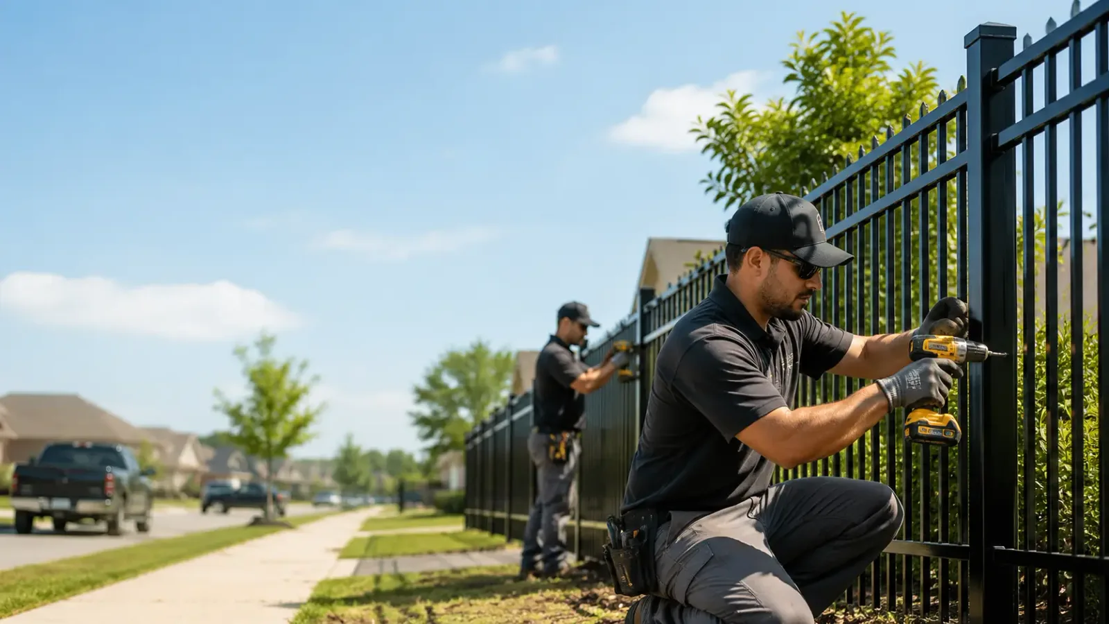 Metal Fence Installation in Altair, TX